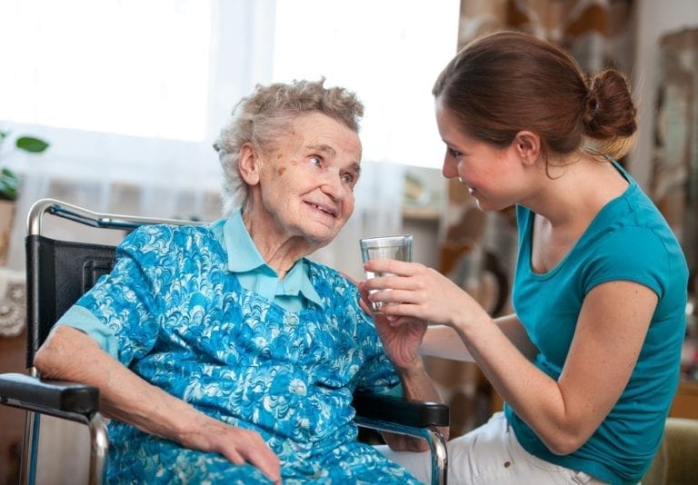 going through the stages of caregiving with an aging loved one