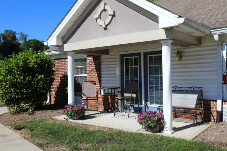 Exterior of Meadow Lakes Assisted Living apartment.