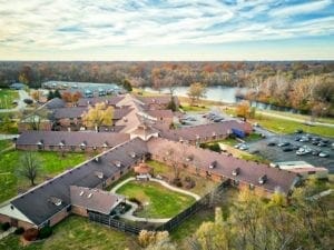 American Village healthcare campus aerial view