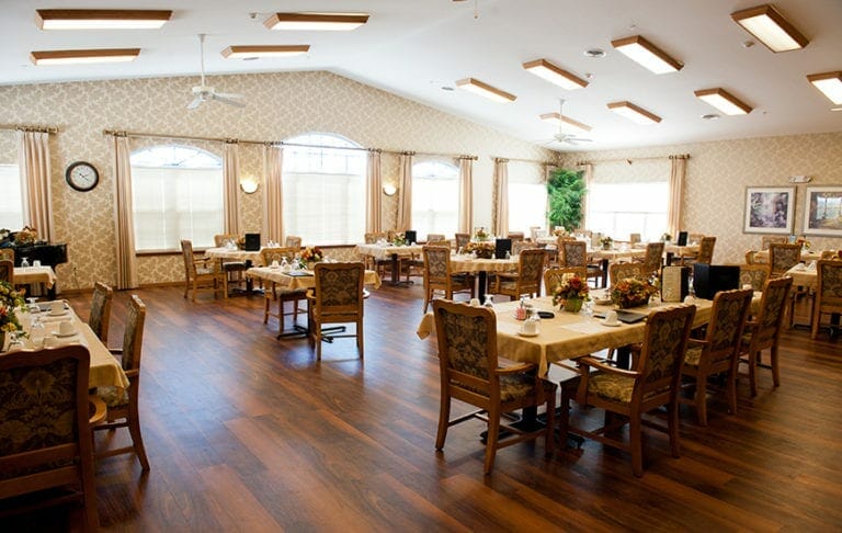 The Coventry Meadows Dining Room.