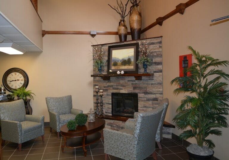 Bethany Village Assisted Living fireplace