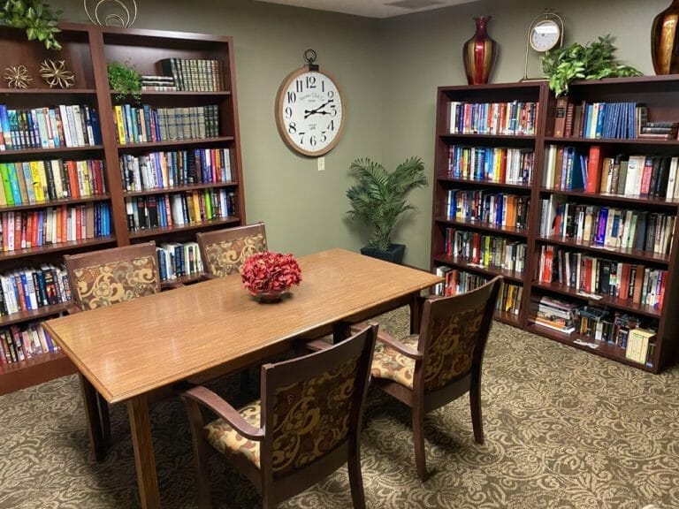 American Village Assisted Living library
